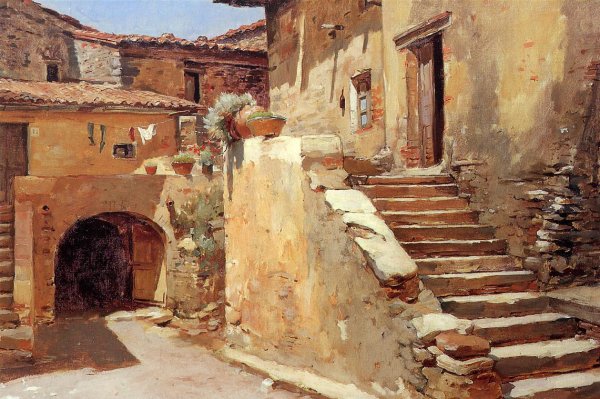 Italian Courtyard I