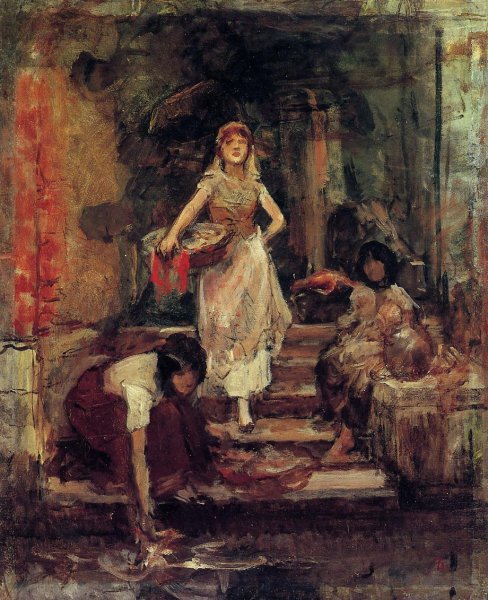 Washerwomen, Venice (Study)